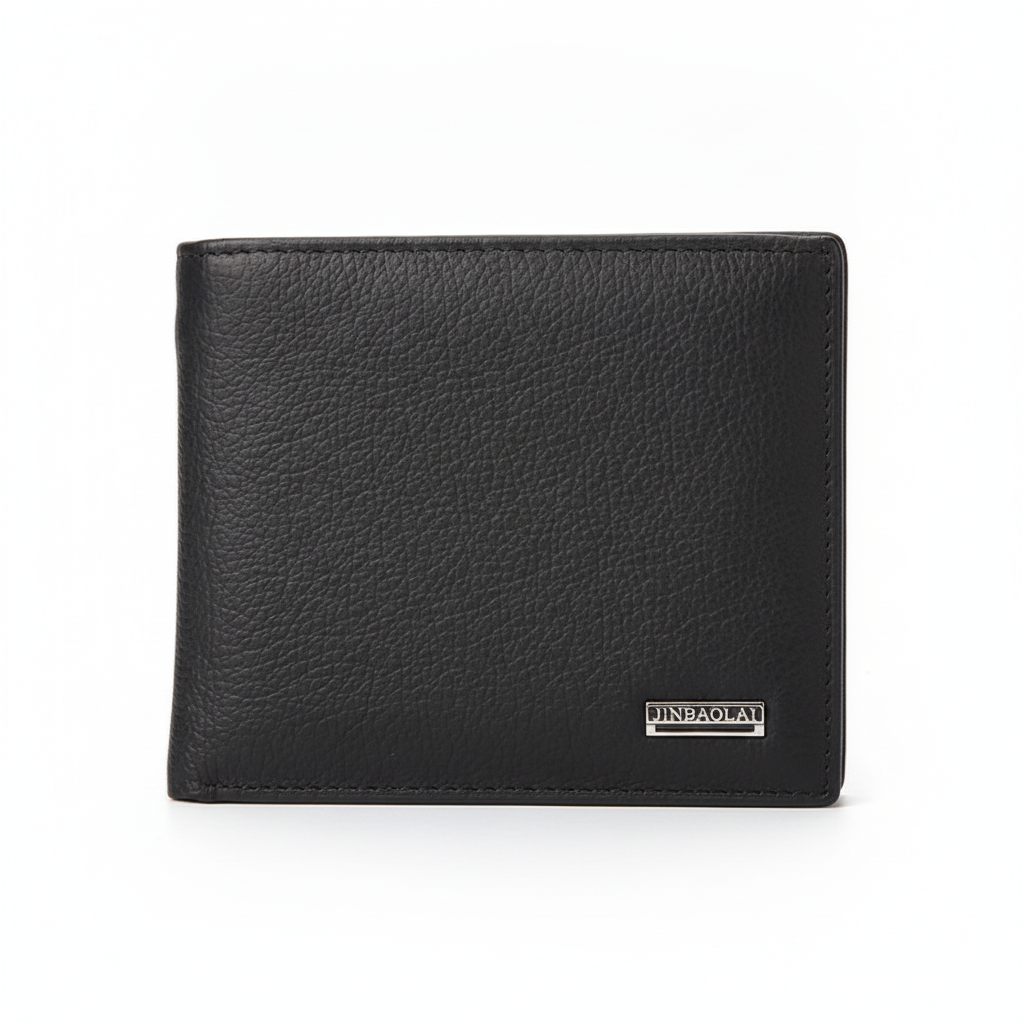 Cartera Clásica de Piel Genuina para Hombre