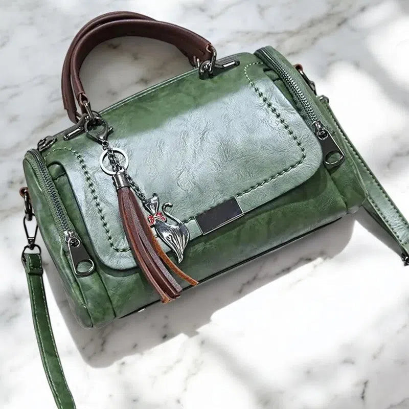 Bolso Bandolera con Flecos de PU