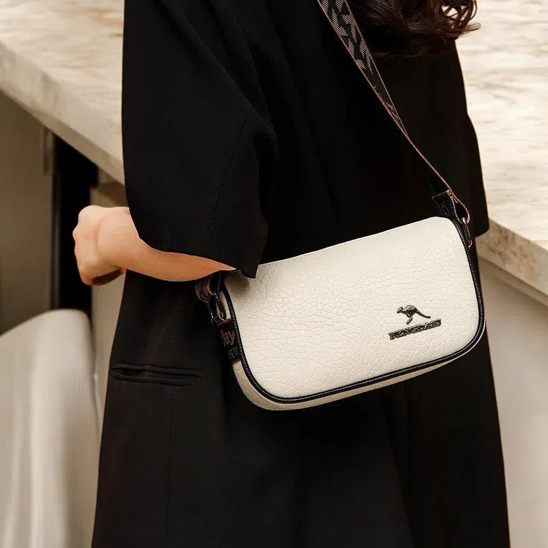 Bolso Bandolera de Cuero Elegante