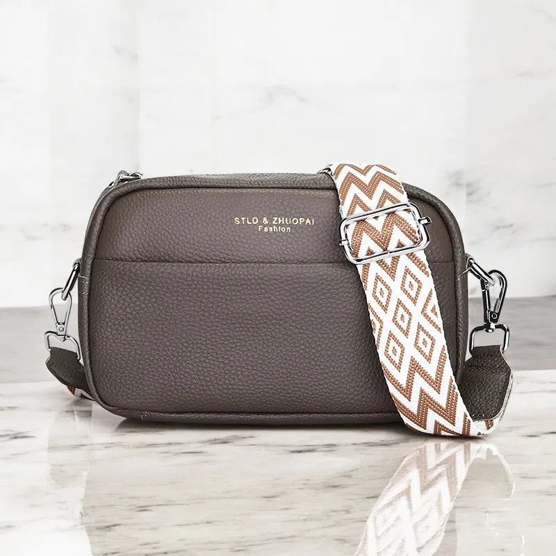 Bolso Bandolera de Cuero Vintage