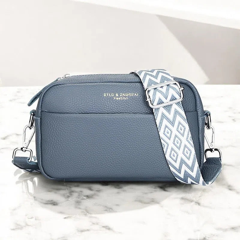 Bolso Bandolera de Cuero Vintage Colores