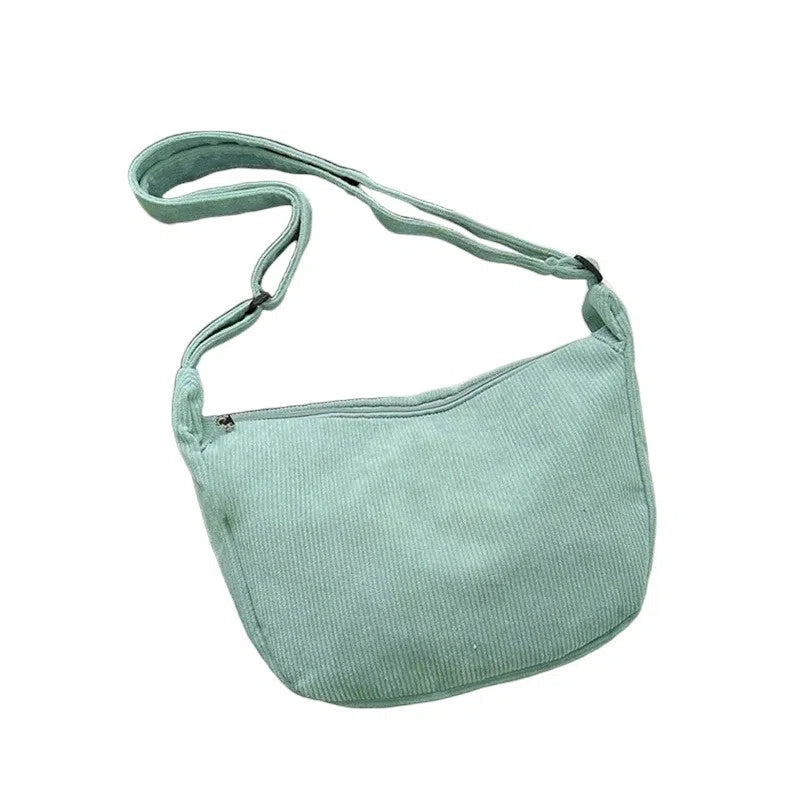 Bolso Bandolera de Pana Clásica Colores