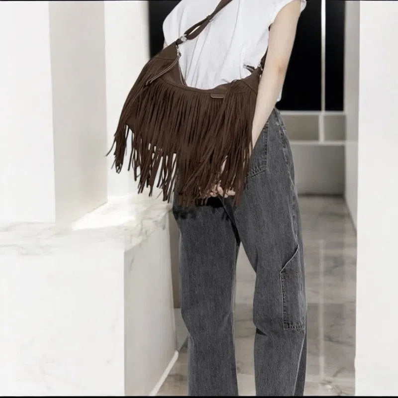 Bolso Flecos Vaquera