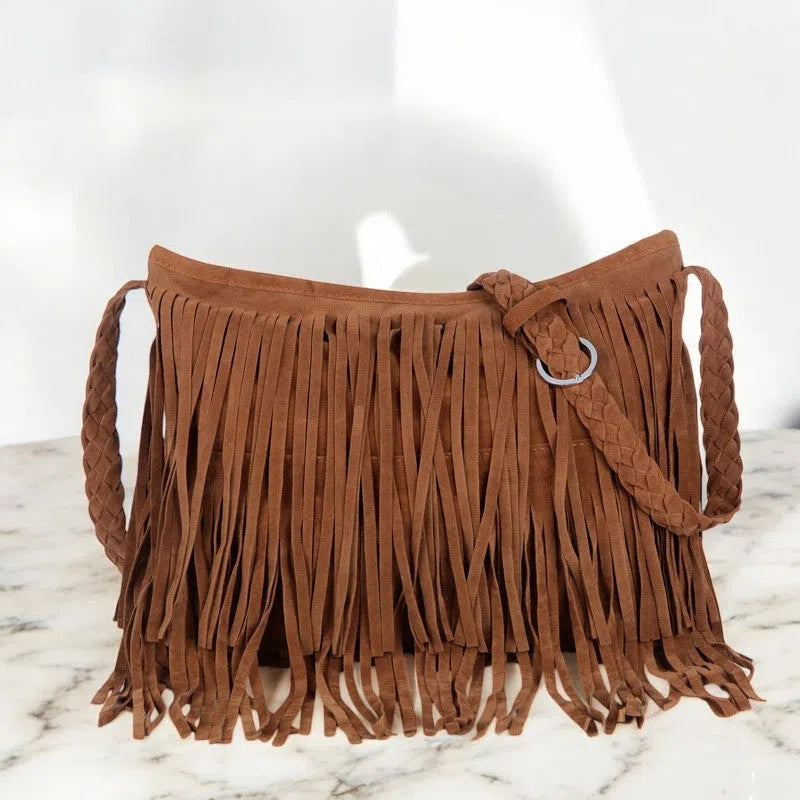 Bolso Flecos de Trenza