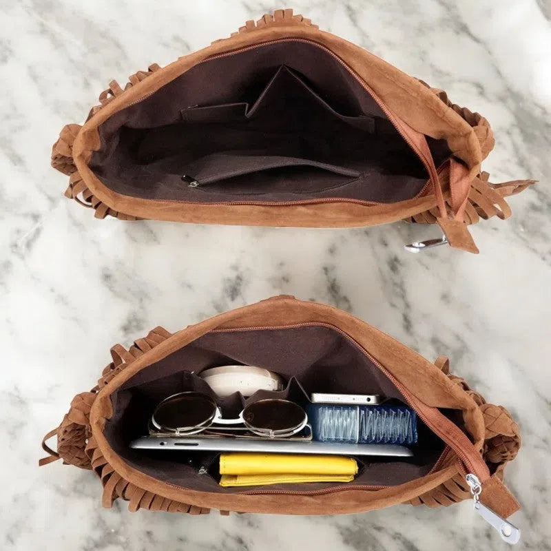 Bolso Flecos de Trenza