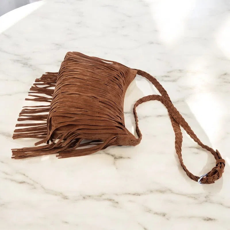 Bolso Flecos de Trenza