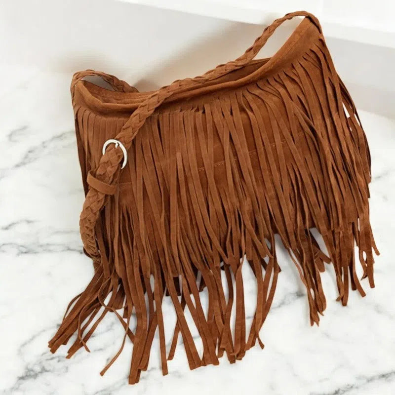 Bolso Flecos de Trenza