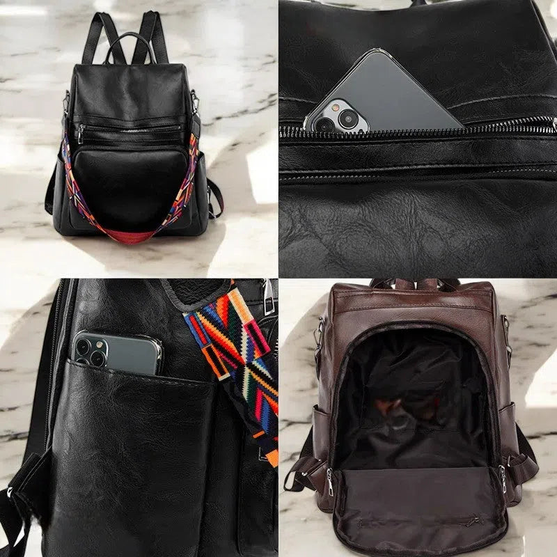 Bolso Mochila Bandolera de PU