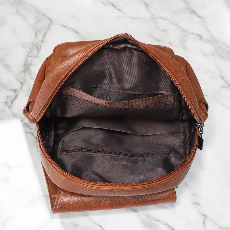 Bolso Mochila Premium de Cuero