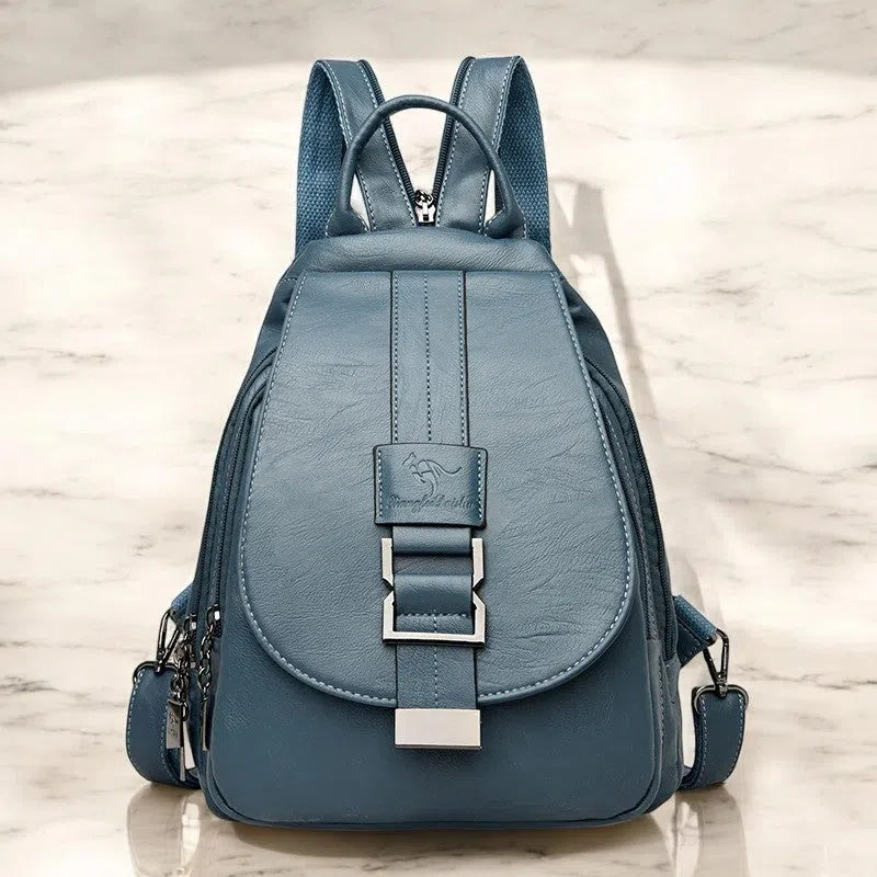 Bolso Mochila y Bandolera Elegante de PU Colores