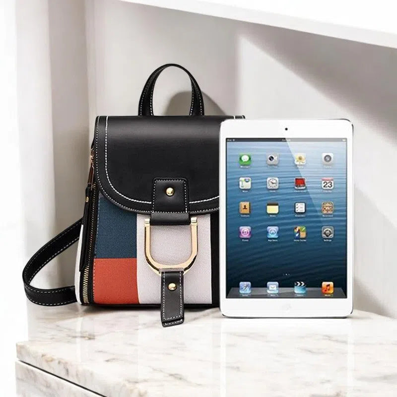 Bolso Mochila y Bandolera Mini de PU