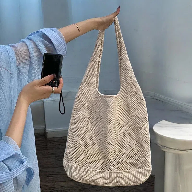 Bolso Playa Bohemio Tejido