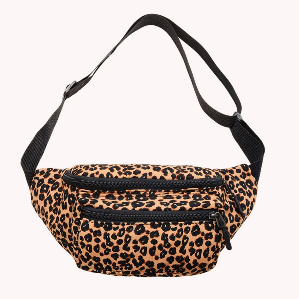 Bolso Riñonera Animal Print Terciopelo