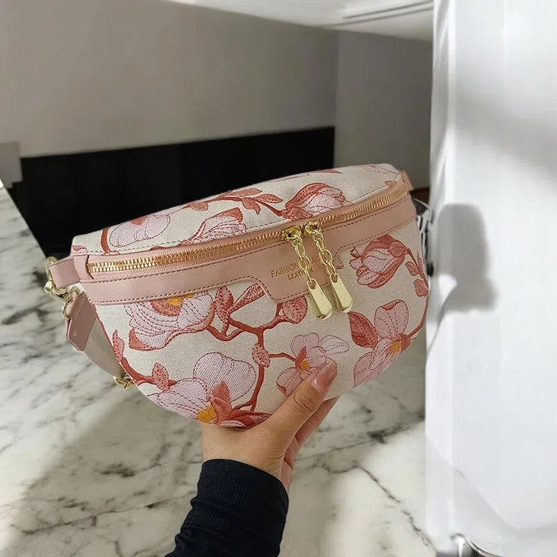 Bolso Riñonera de Flores Colores