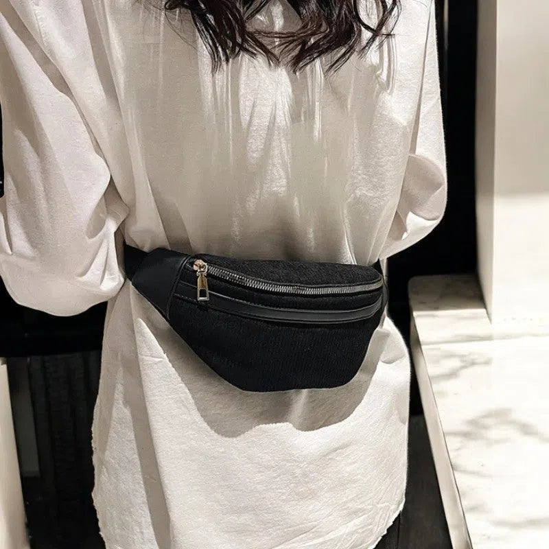 Bolso Riñonera de Pana Suave