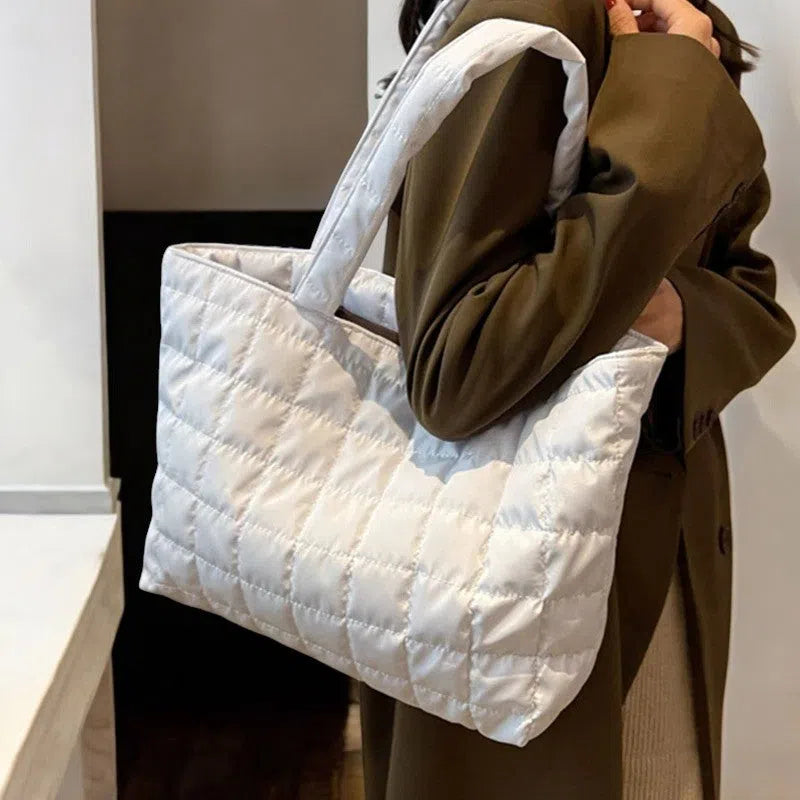 Bolso Shopper Acolchado Casual Básico