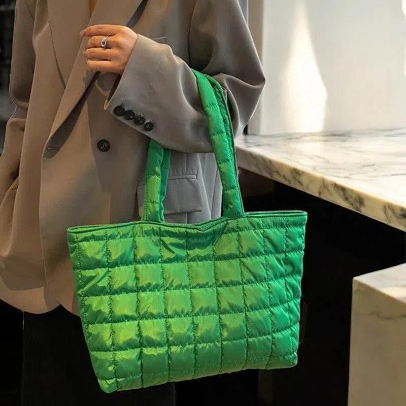 Bolso Shopper Acolchado Casual Colorido