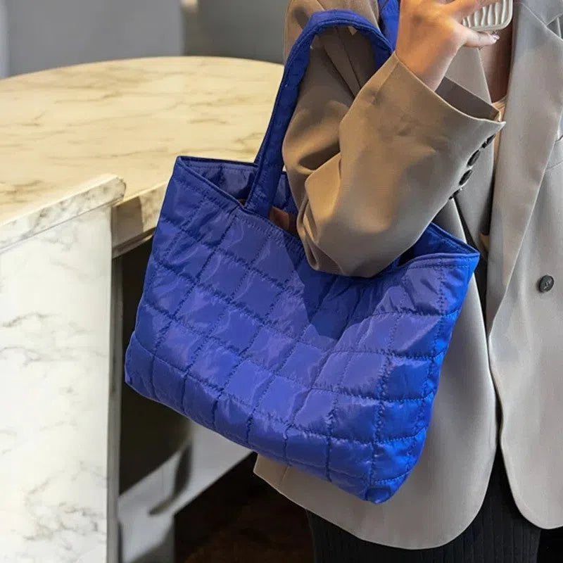 Bolso Shopper Acolchado Casual Colorido