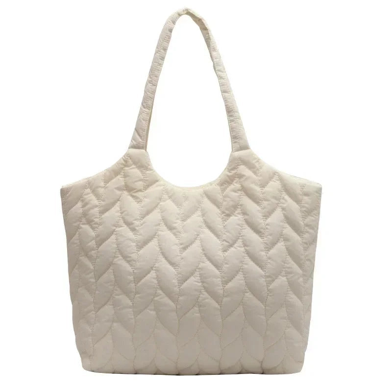 Bolso Shopper Acolchado de Broche
