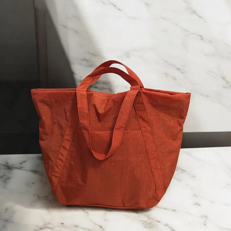 Bolso Shopper Oversize de Nylon Colores