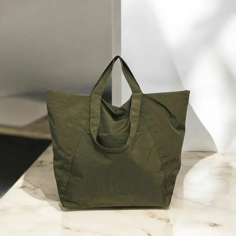 Bolso Shopper Oversize de Nylon Colores