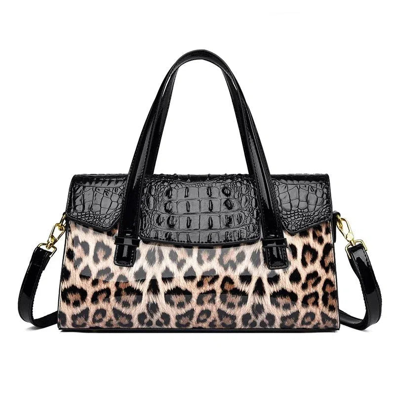 Bolso Tote Bag Minimalista Leopardo