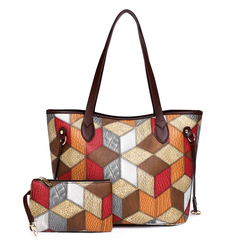 Bolso Tote Estilo Shopper Vintage de Alta Gama