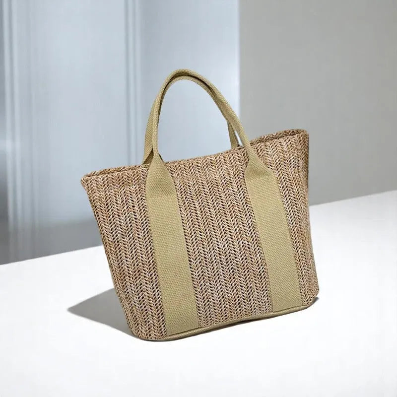Bolso Tote de Bambú para Playa