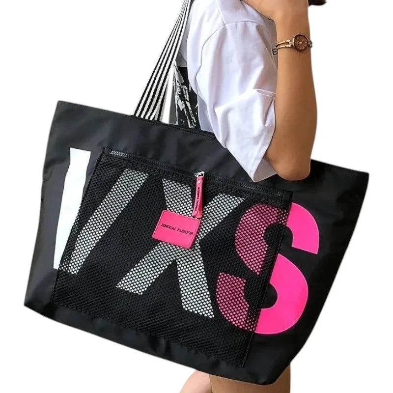 Bolso Tote de Nylon Impermeable - Elegancia Versátil para Cada Mujer