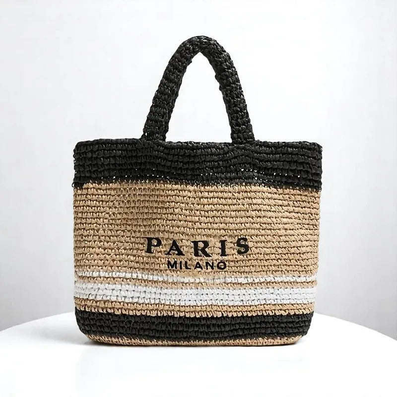 Bolso Tote de Rafia París