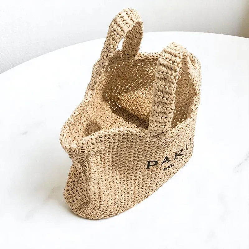 Bolso Tote de Rafia París
