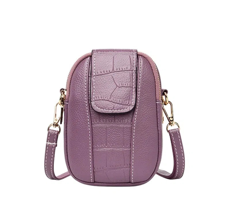 Bolso para Móvil PU Vintage Básico Lila