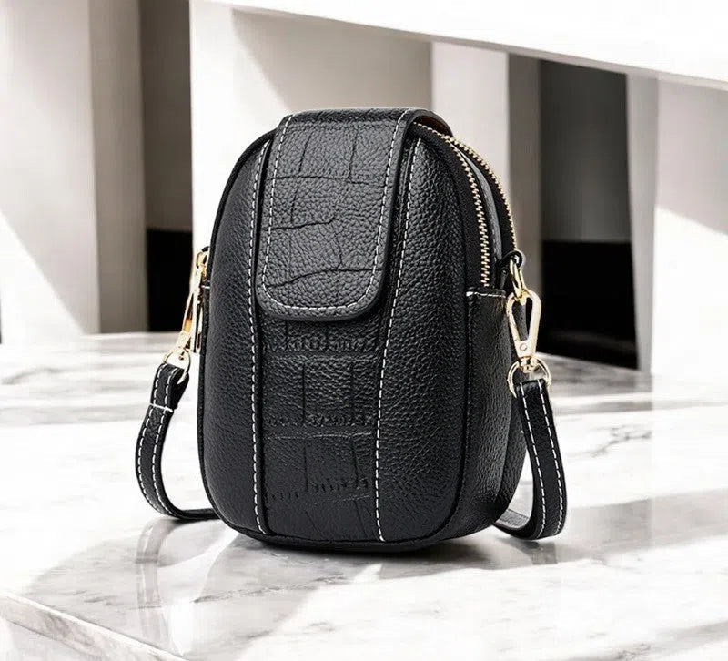 Bolso para Móvil PU Vintage Básico Negro