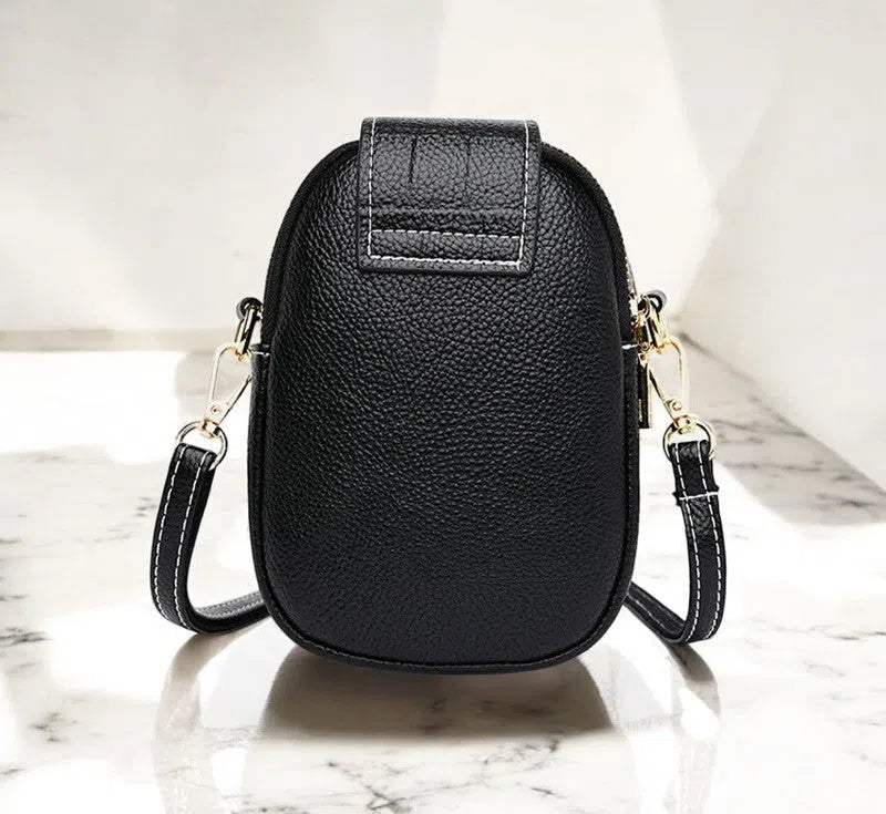 Bolso para Móvil PU Vintage Básico Negro