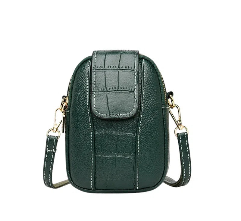 Bolso para Móvil PU Vintage Básico Verde