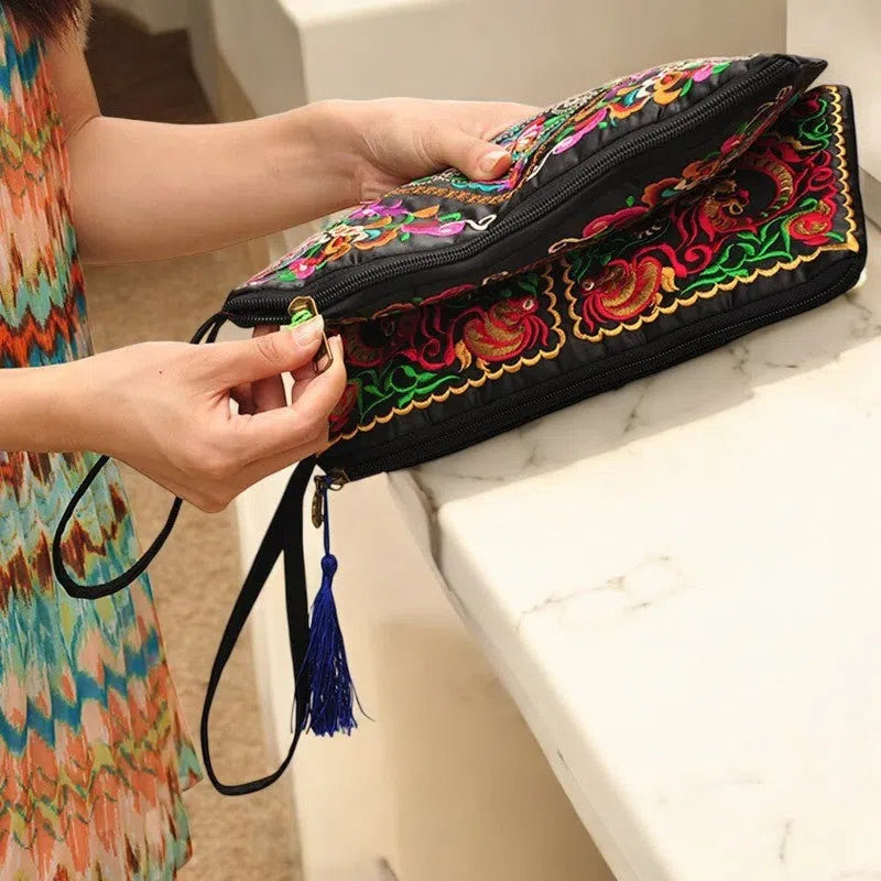 Bolso para móvil y cartera mexicano
