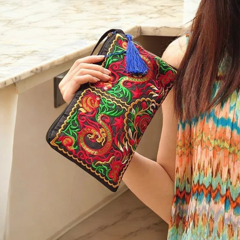 Bolso para móvil y cartera mexicano
