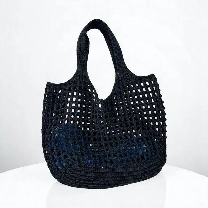Brilla en la Playa: Bolso Tote Hollow Out