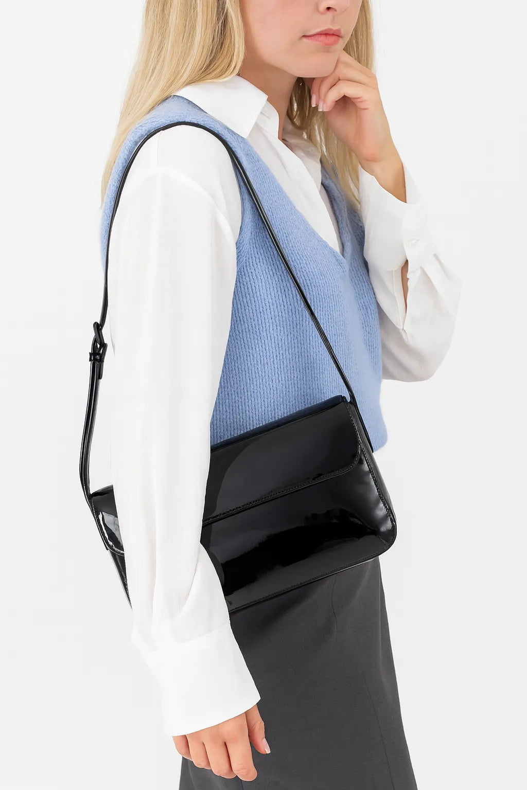 Bolso Tote Cuadrado de PU para Mujer – Bandolera Fashion y Sofisticada