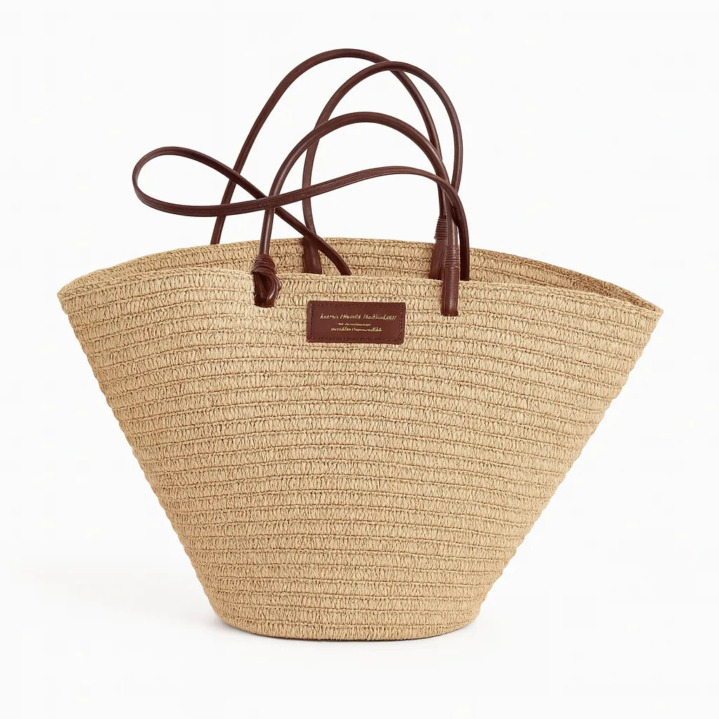 Bolso de Rafia Calado – Ligereza, Estilo Natural y Elegancia Artesanal