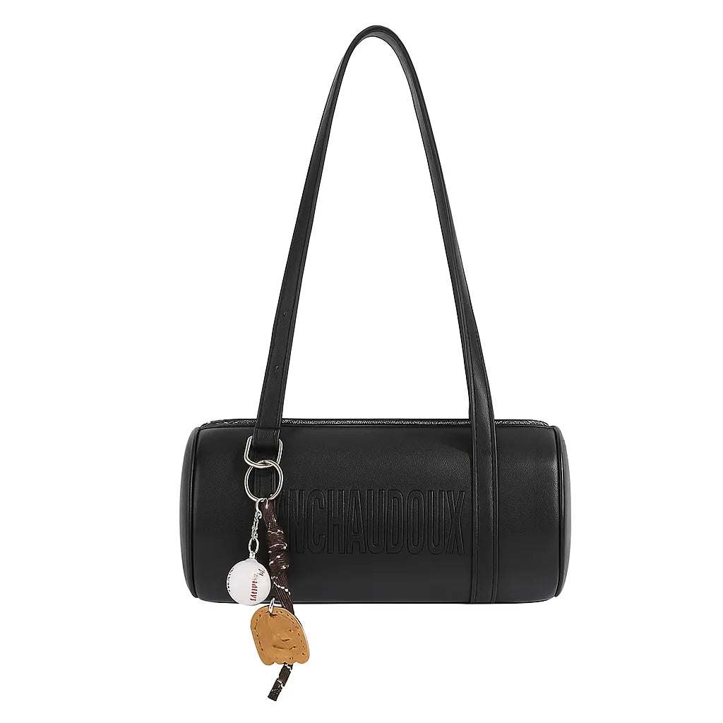 Bolso Bandolera Cilíndrico de Lujo Multifuncional