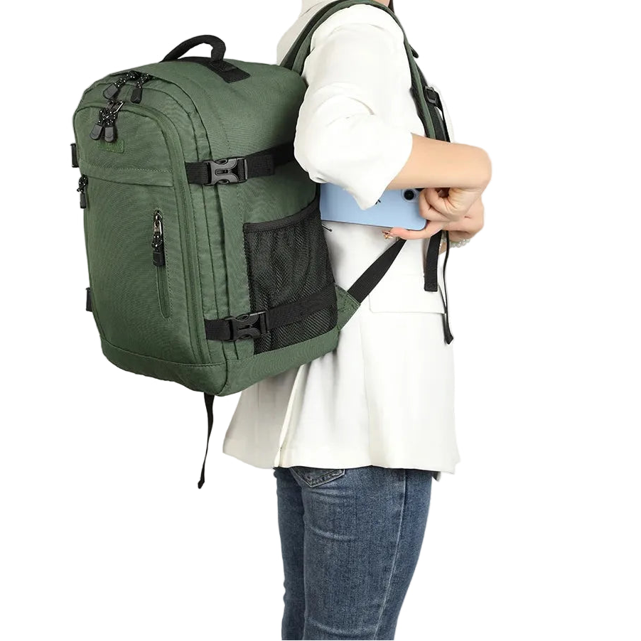 Mochila de Viaje Cabina 20L en Poliéster 1000D – Resistente, Impermeable y Funcional