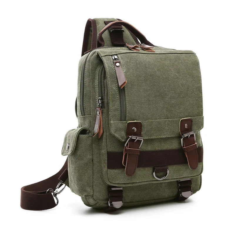 Mochila de Lona Markroyal Army – Estilo Urbano y Espíritu Aventurero