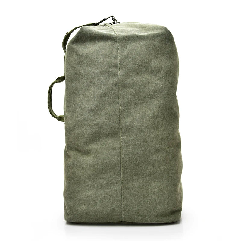 Mochila de Lona Estilo Preppy – Capacidad, Comodidad y Diseño Atemporal