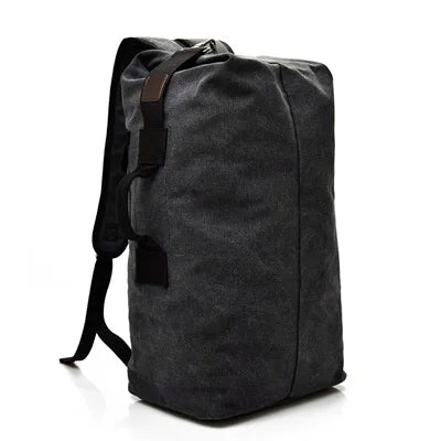 Mochila de Lona Estilo Preppy – Capacidad, Comodidad y Diseño Atemporal