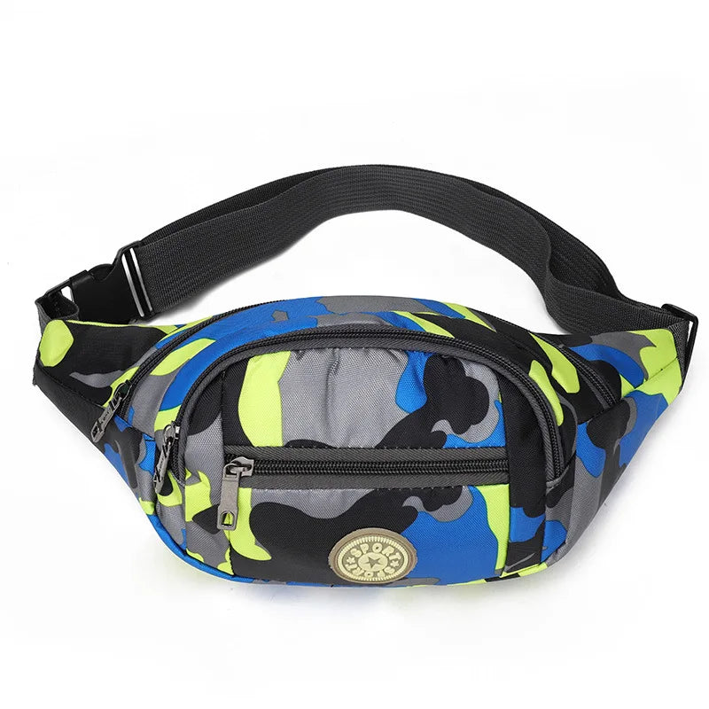 Riñonera Camuflaje Unisex – Estilo Urbano con Diseño Colorido
