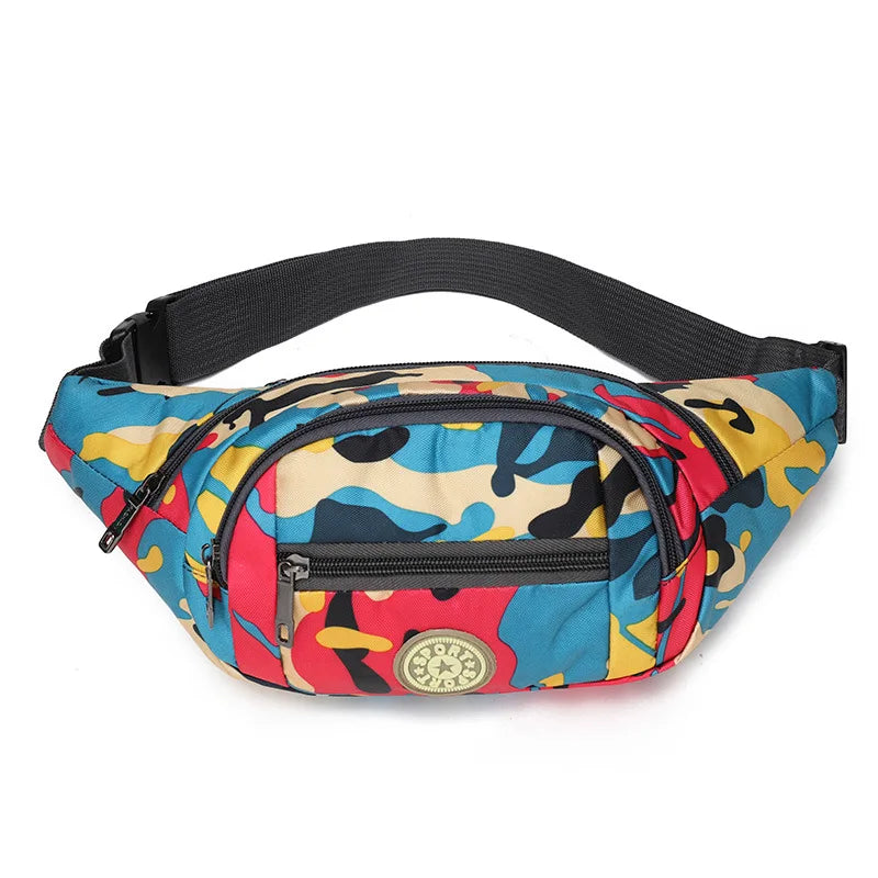 Riñonera Camuflaje Unisex – Estilo Urbano con Diseño Colorido