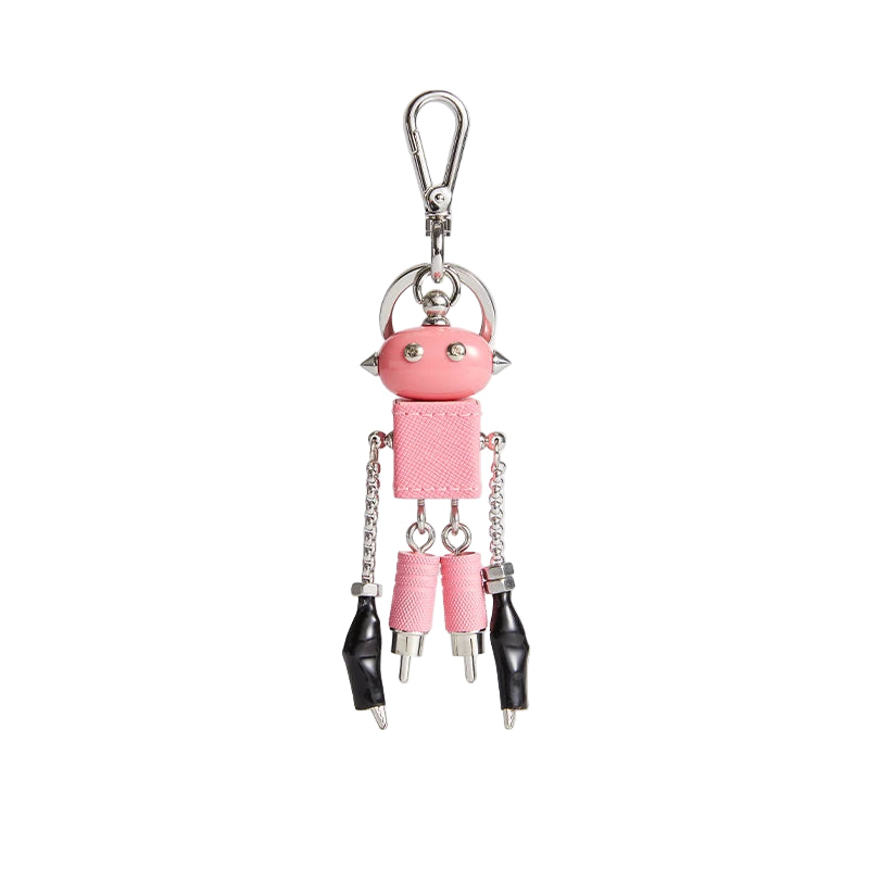 Charm Colgante Robot en Cuero Premium – Elige tu Color Favorito