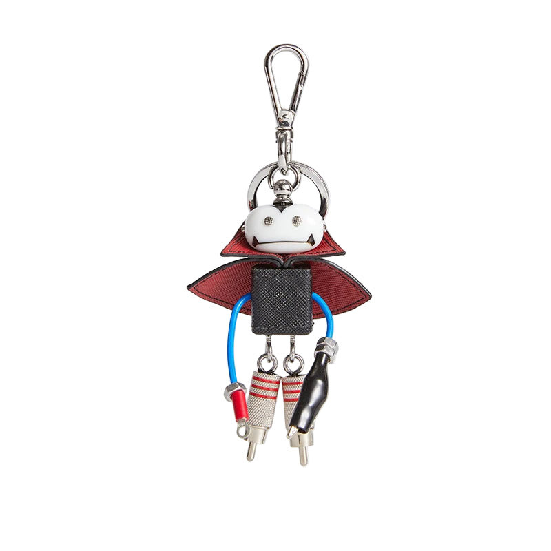 Charm Colgante Vampiro en Cuero Premium – Estilo Gótico Sofisticado