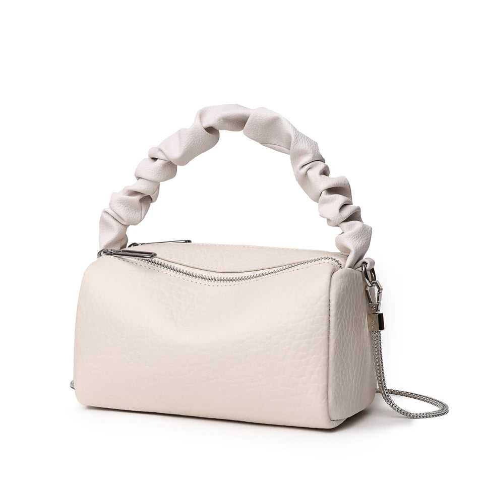 Bolso Tote de Piel Auténtica con Cadena – Elegancia y Lujo para Mujer